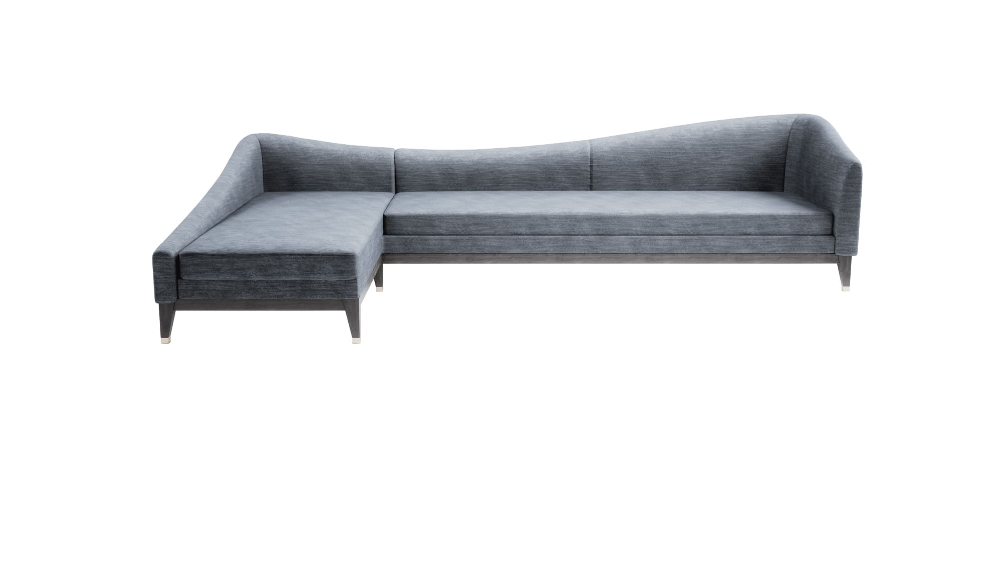 3D Render of a Sectional Sofa